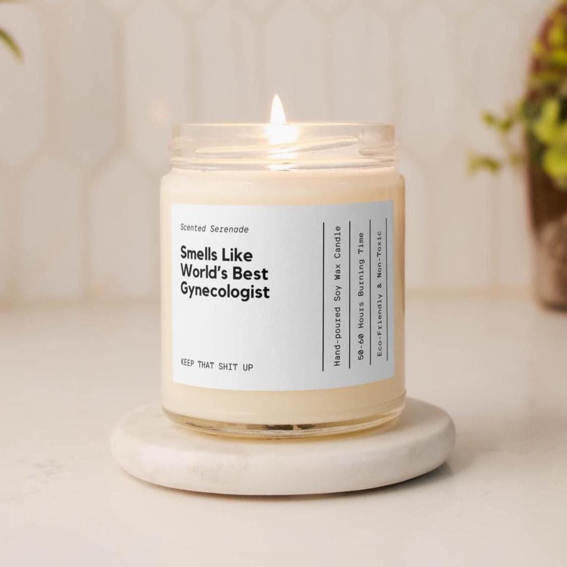 Funny Gynecologist Candle, Gift for Gynecologist Gift, Gyno Gifts, Gynecology Gifts, Future Gynecologist, Graduation Gift