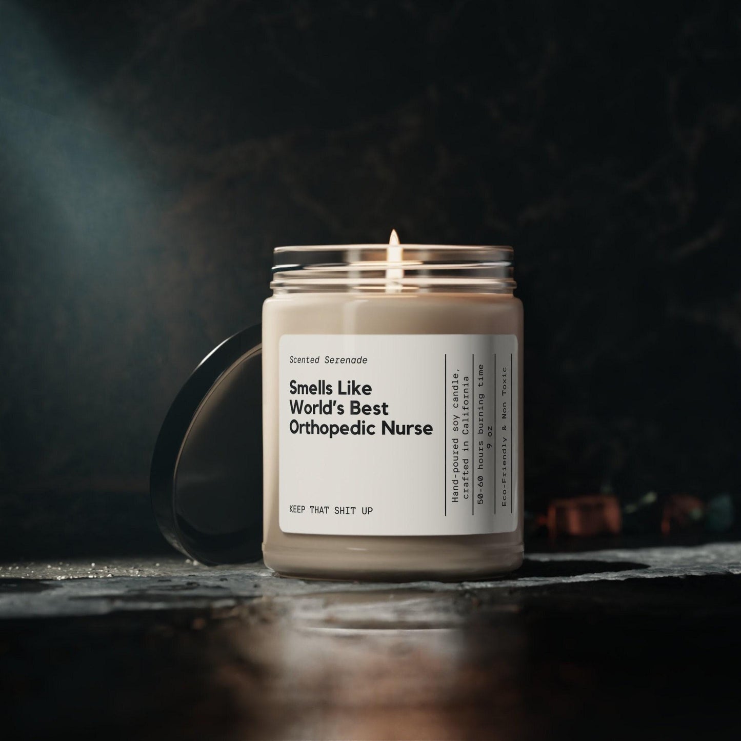 Smells Like World's Best Orthopedic Nurse Candle, Gift for Orthopedic Nurse Gift, Gift for Orthopedic Nurse, Nurse Candle, Nurse Week