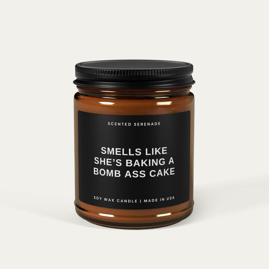 Funny Baker Candle, Gift for Baker, Funny Baking Gifts, Housewarming Gifts, Birthday Gifts for Her, Gift for Chef