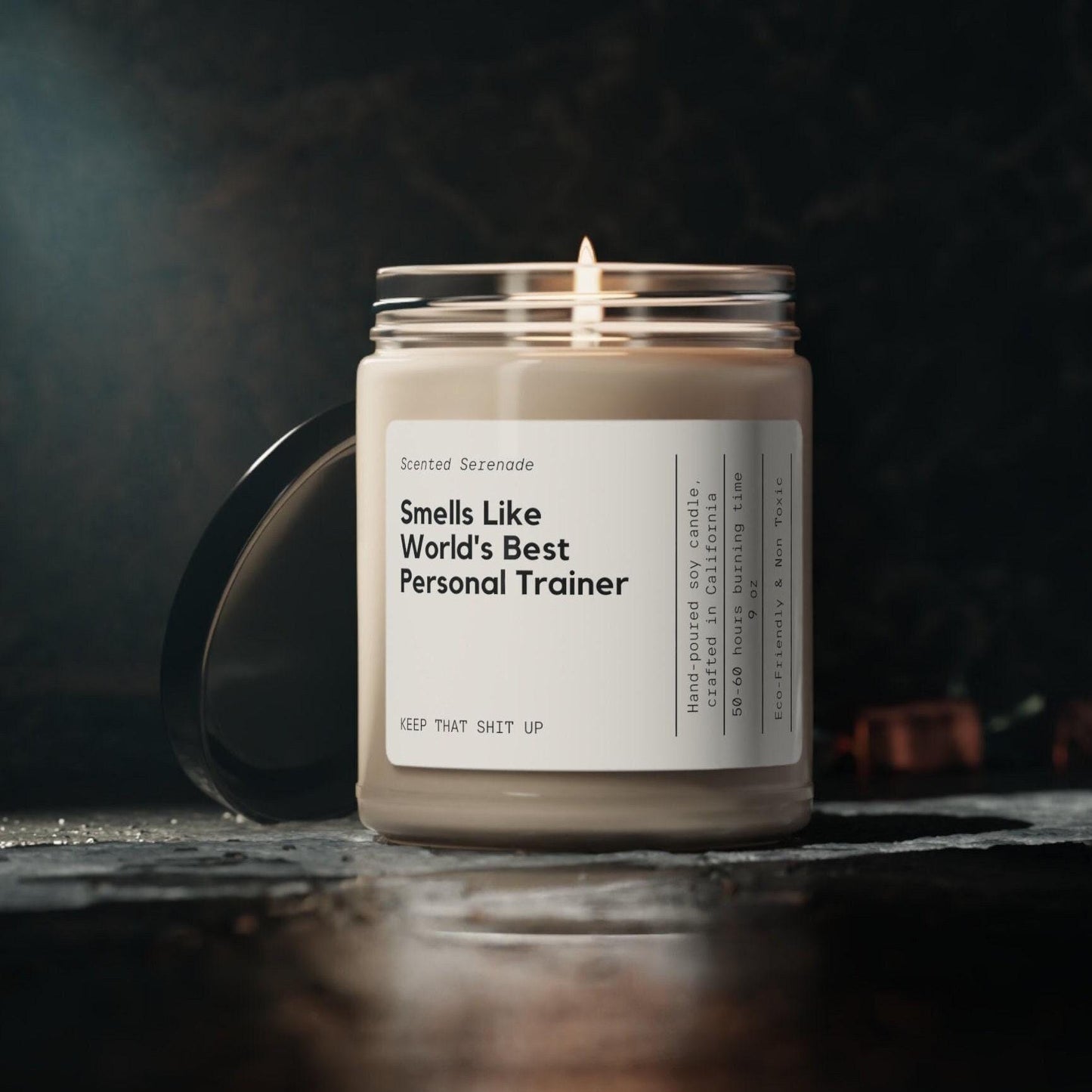 World's Best Personal Trainer Candle, Gift for Personal Trainer, Funny Personal Trainer Gift, Fitness Trainer Gift