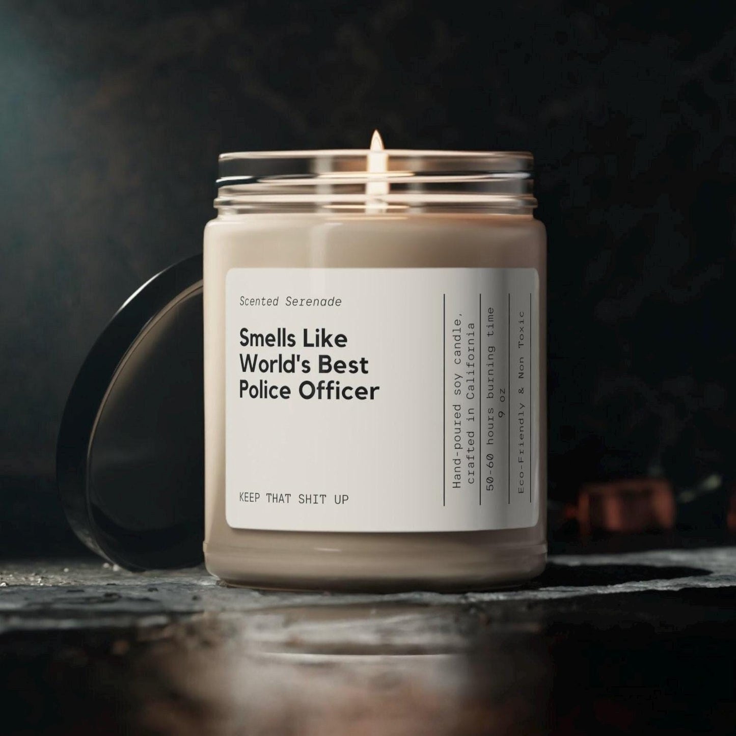 World's Best Police Officer Candle, Gift for New Cop, Cop Graduation, Police Academy Graduation Gifts, Police Officer Gifts, Police Week