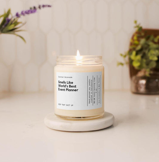 World's Best Event Planner Candle, Event Planner Gift, Event Planning, Wedding Planning, Party Planner Gift