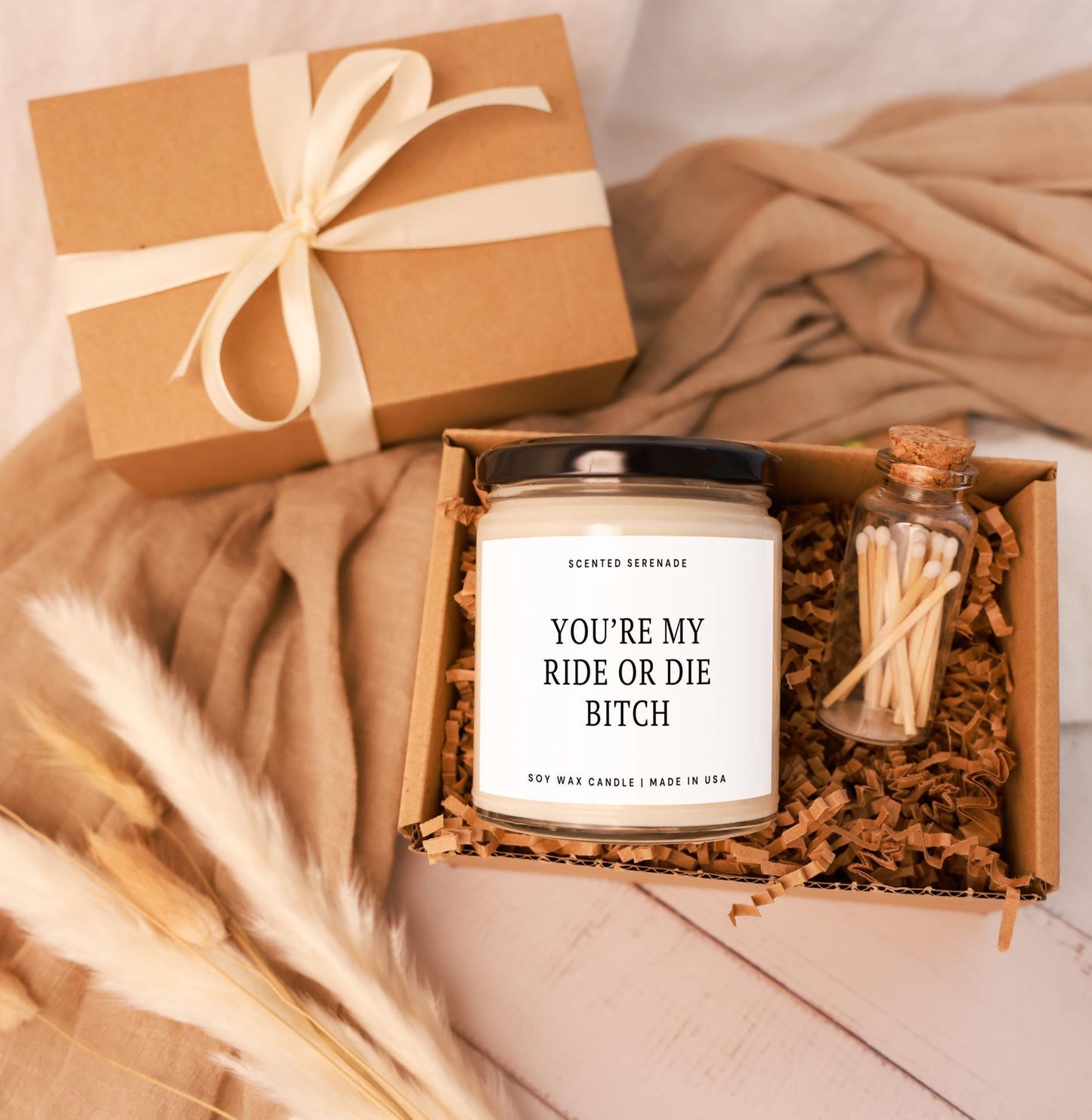 Ride or Die Bitch Candle, Funny Candle, Best Friend Birthday Gift, Gift for Her, Friendship Candle, Funny Gifts, BFF Gifts