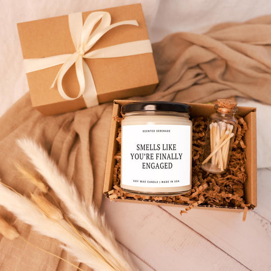 Funny Engagement Candle, Gift for Engagement Gift, Friend Engaged Candle, Proposal Gift, Bride to be Gift Future Mrs Gift Wedding Planning