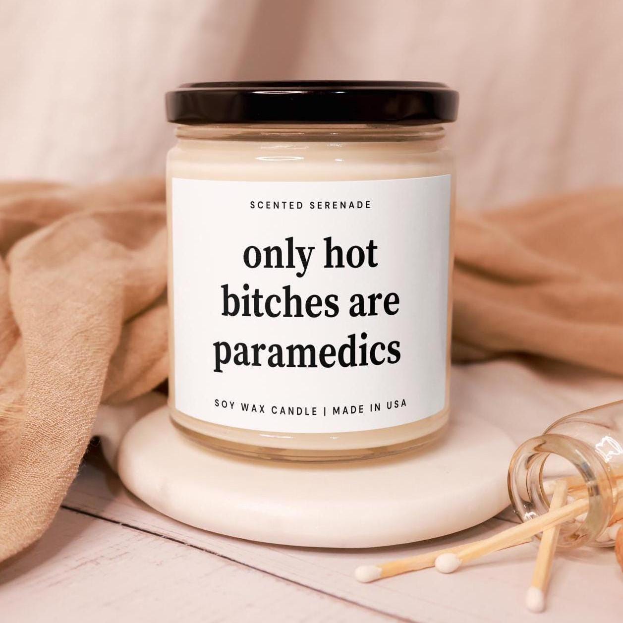 Funny Paramedic Candle, Gift for New Paramedic, Graduation Gift, Paramedic Gift Idea, Future Paramedic, First Responder Gift