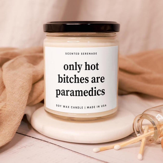 Funny Paramedic Candle, Gift for New Paramedic, Graduation Gift, Paramedic Gift Idea, Future Paramedic, First Responder Gift