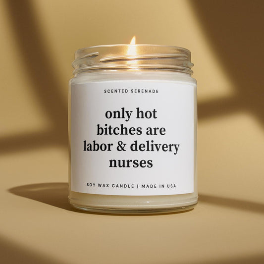 Labor and Delivery Nurse Candle, L&D Nurse, Nurse Gift idea, Nurse Appreciation Gift, Nurse Week