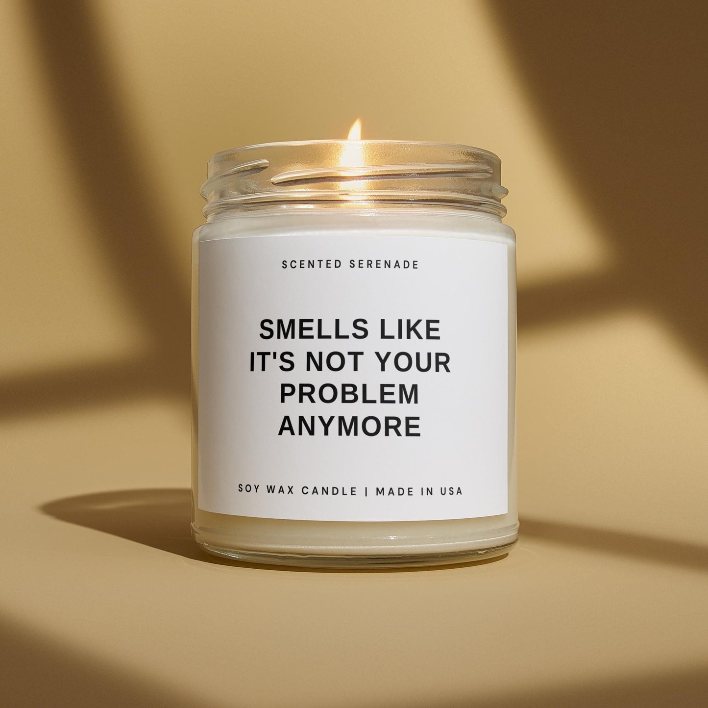 Smells Like It's Not Your Problem Anymore Candle, Funny Retirement Party Gift, Gift for Retiree