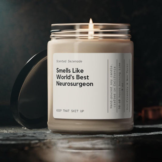 World's Best Neurosurgeon Candle, Gift for Neurosurgeon Gift, Graduation Gifts