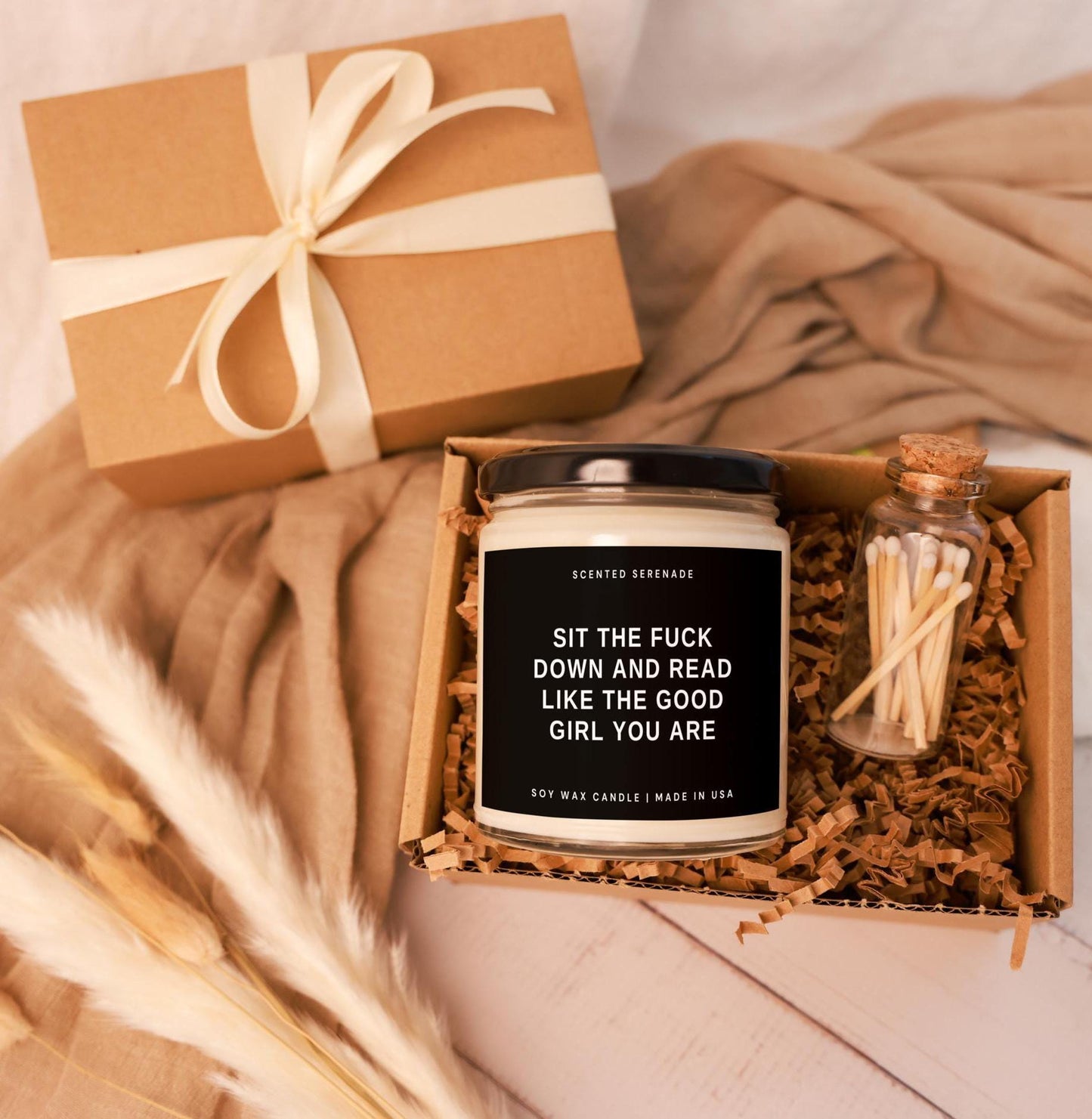 Smut Reader Candle, Book Lover Gift, Smut Book, Spicy Books Reader, Smut Lover, Dark Romance Reader, Bookish Gifts