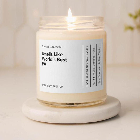 Funny Physician Assistant Candle, Physician Assistant Gift Idea, PA Gift, PA School Graduation, PA Week Gift