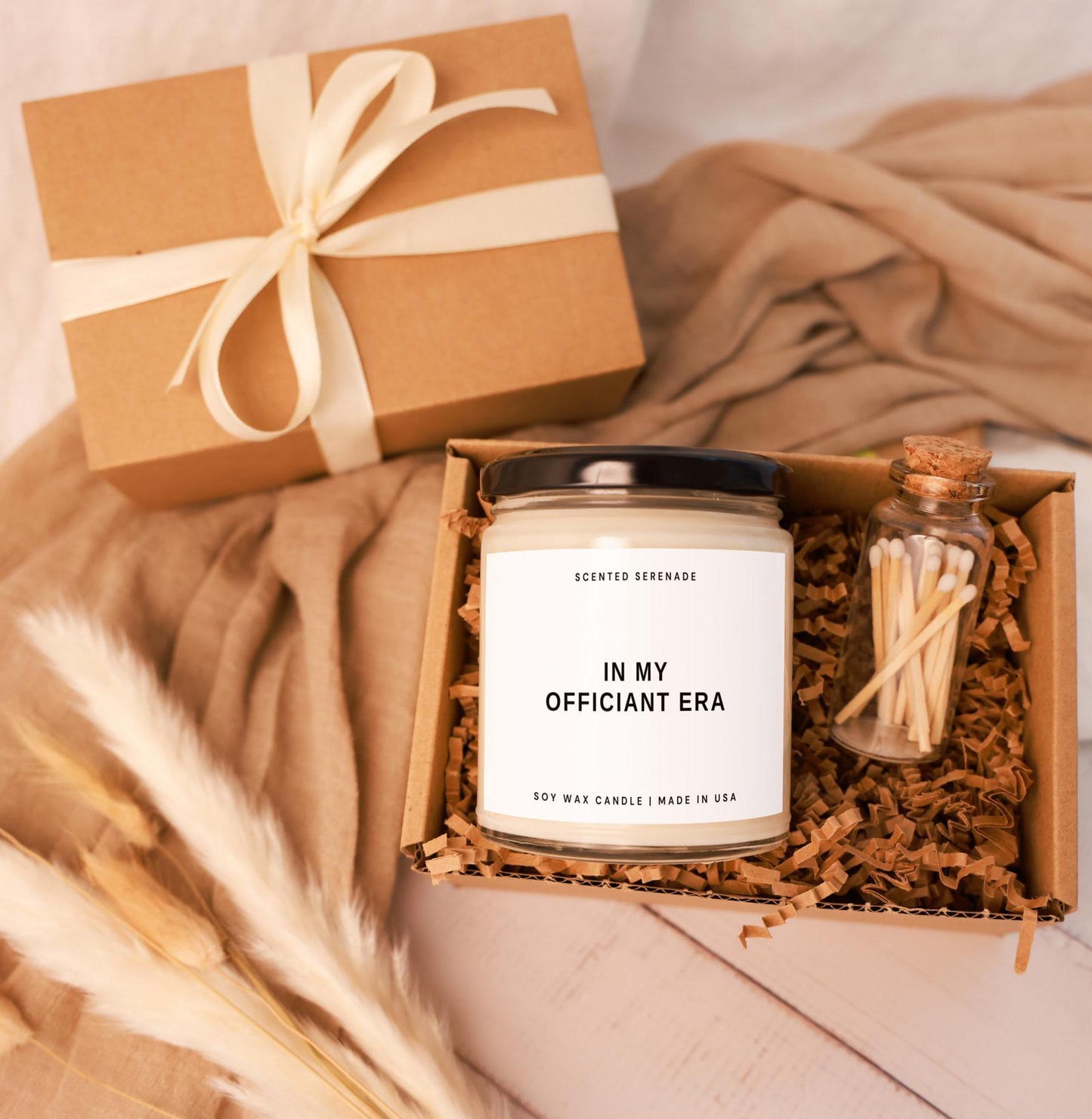 Officiant Era Candle, Gift for Officiant, Officiant Proposal Gifts, Wedding Officiant Pastor Gift, Will You Marry Us