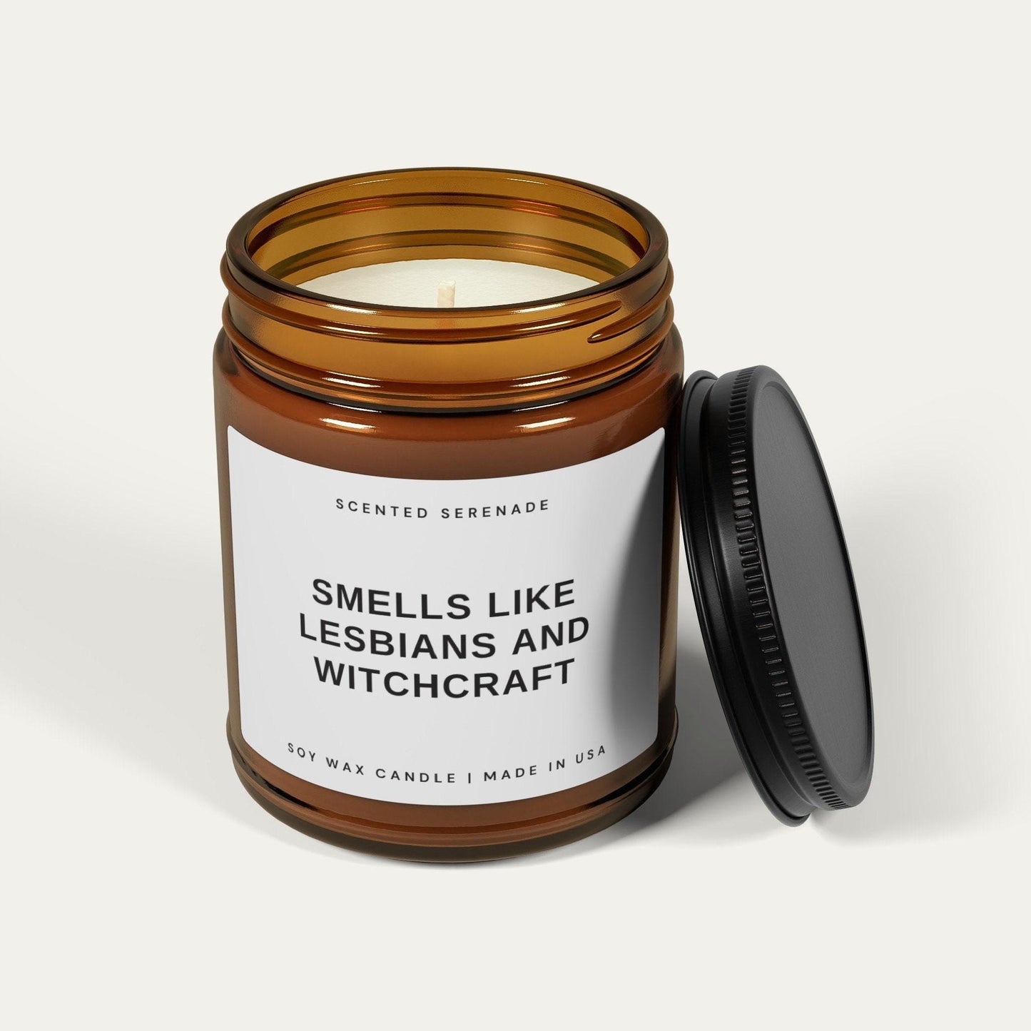 Lesbians and Witchcraft Candle, Funny Lesbian Gift for Girlfriend, Lesbian Anniversary Gift Birthday Gift