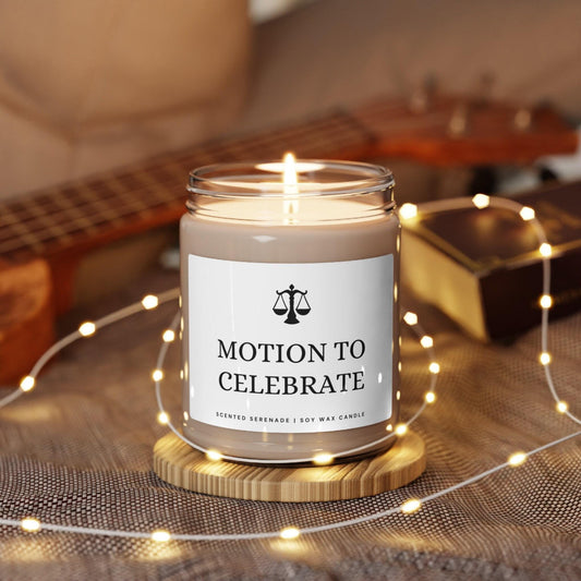 Motion to Celebrate Candle, Lawyer Candle, Funny Lawyer Gift, Law School Graduation, New Lawyer, Future Lawyer, Gift for Lawyer Gifts