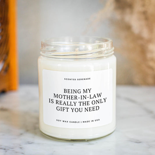 Mother in Law Candle, Gift for Mother in Law Wedding Gift, Gift for Mother in Law Gift from Bride, Mothers Day Gift