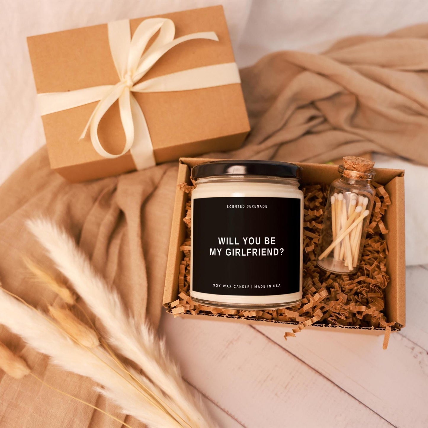 Will you be my Girlfriend Proposal Candle, Gift for New Girlfriend, Girlfriend Gift ideas