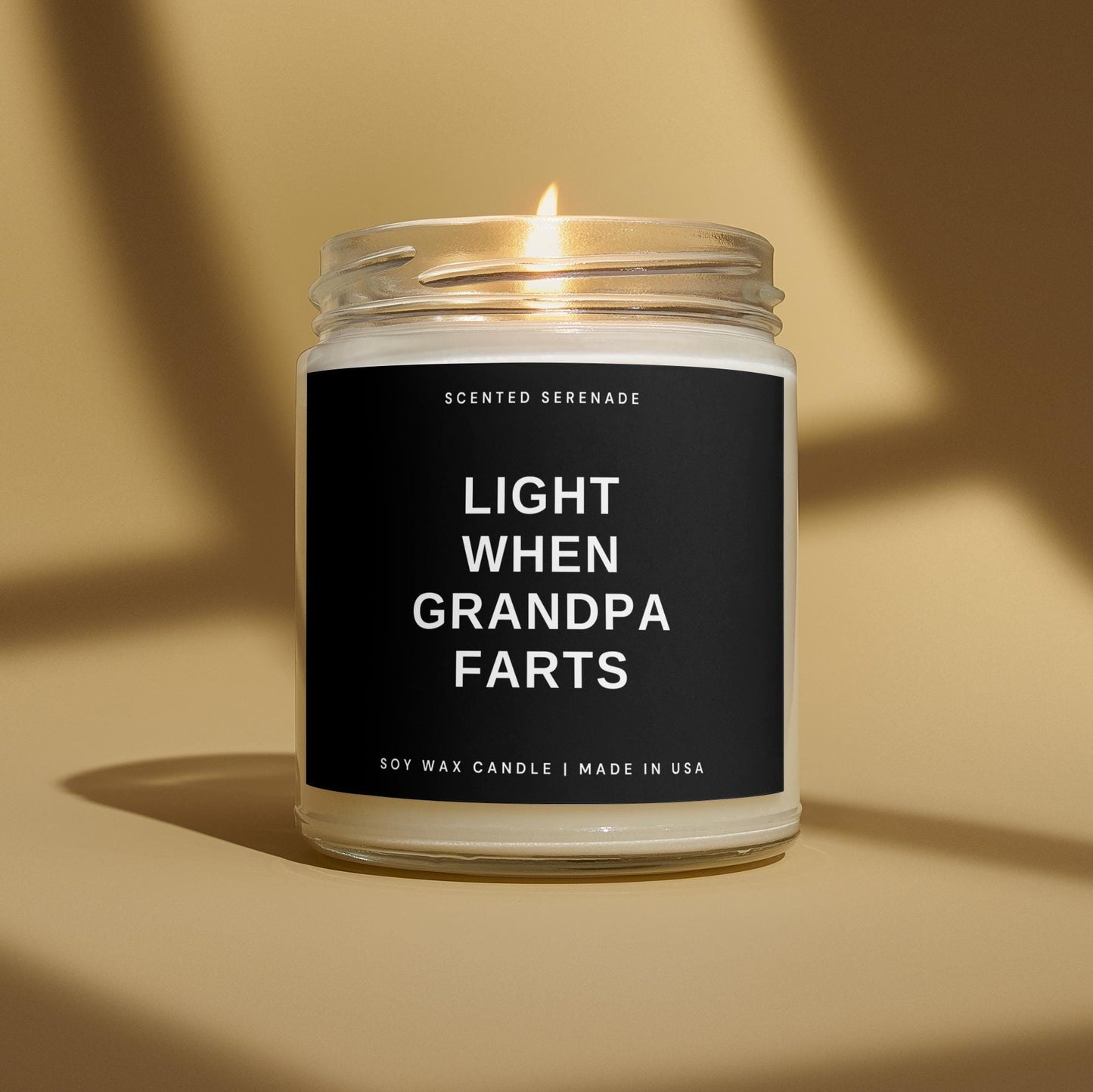 Funny Grandpa Candle Gift, Funny Fathers Day Gift for Grandpa, Gift for Grandparents, Grandpa Birthday Gift, Christmas Gift for Papa