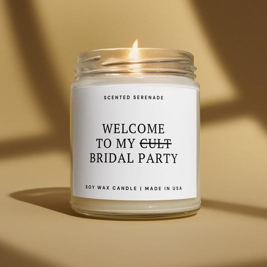 Funny Bridesmaid Proposal Candle, Bridesmaid Proposal Gift Box, Cult Bridal Party Gifts, Wedding Party, Bachelorette Party