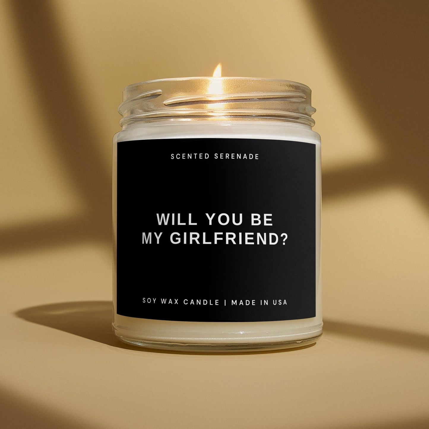 Will you be my Girlfriend Proposal Candle, Gift for New Girlfriend, Girlfriend Gift ideas