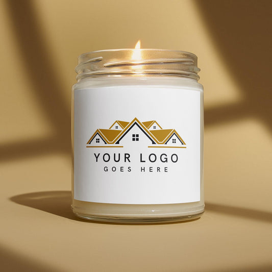 Custom Logo Candles, Corporate Gifts, Realtor Closing Gift, Business Logo Gifts, Company Branded Gifts, Marketing Gifts, Bulk Party Favors