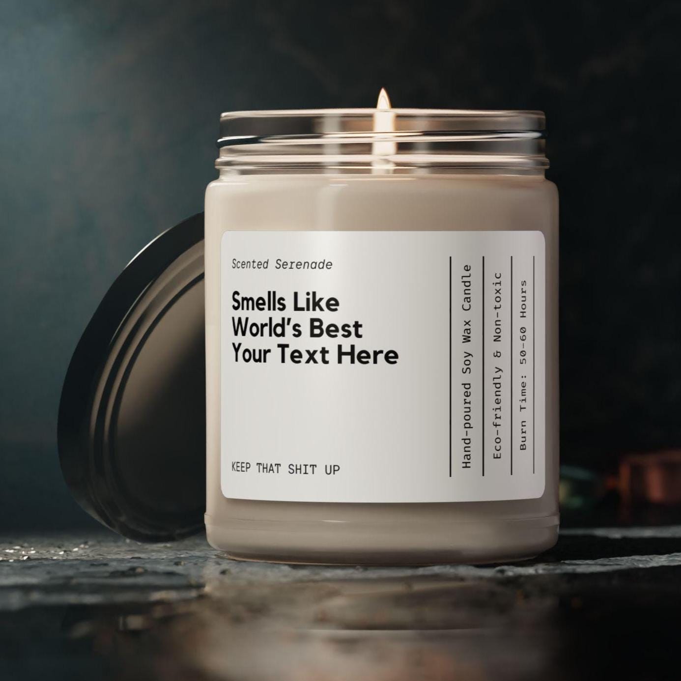 Personalized Candle, Custom Candle Gift, Graduation Gift, Coworker Gifts, Birthday Gift Ideas