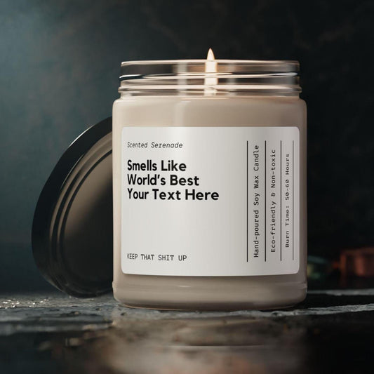 Personalized Candle, Custom Candle Gift, Graduation Gift, Coworker Gifts, Birthday Gift Ideas