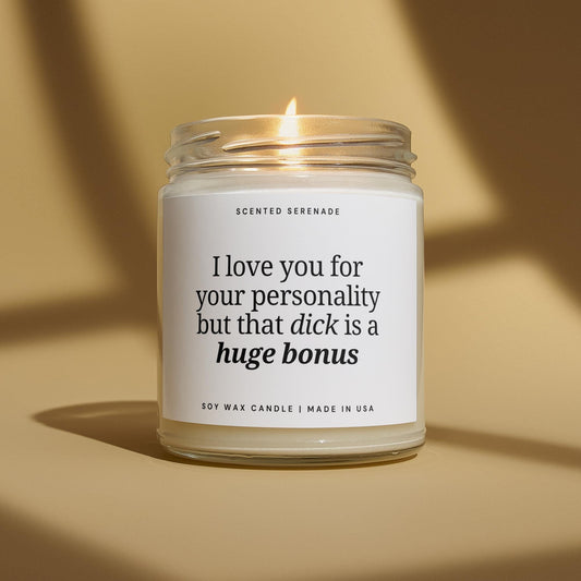 Sexual Valentines Day Candle, Funny Boyfriend Gifts, Anniversary Gifts for Him, Sexual Vday Gifts, Husband Gift Ideas