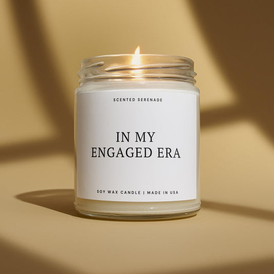 In My Engaged Era Candle, Bride to Be Gift Bridal Shower Gifts Future Mrs Engagement Gift for Her Bridal Shower Bride Candle Gift