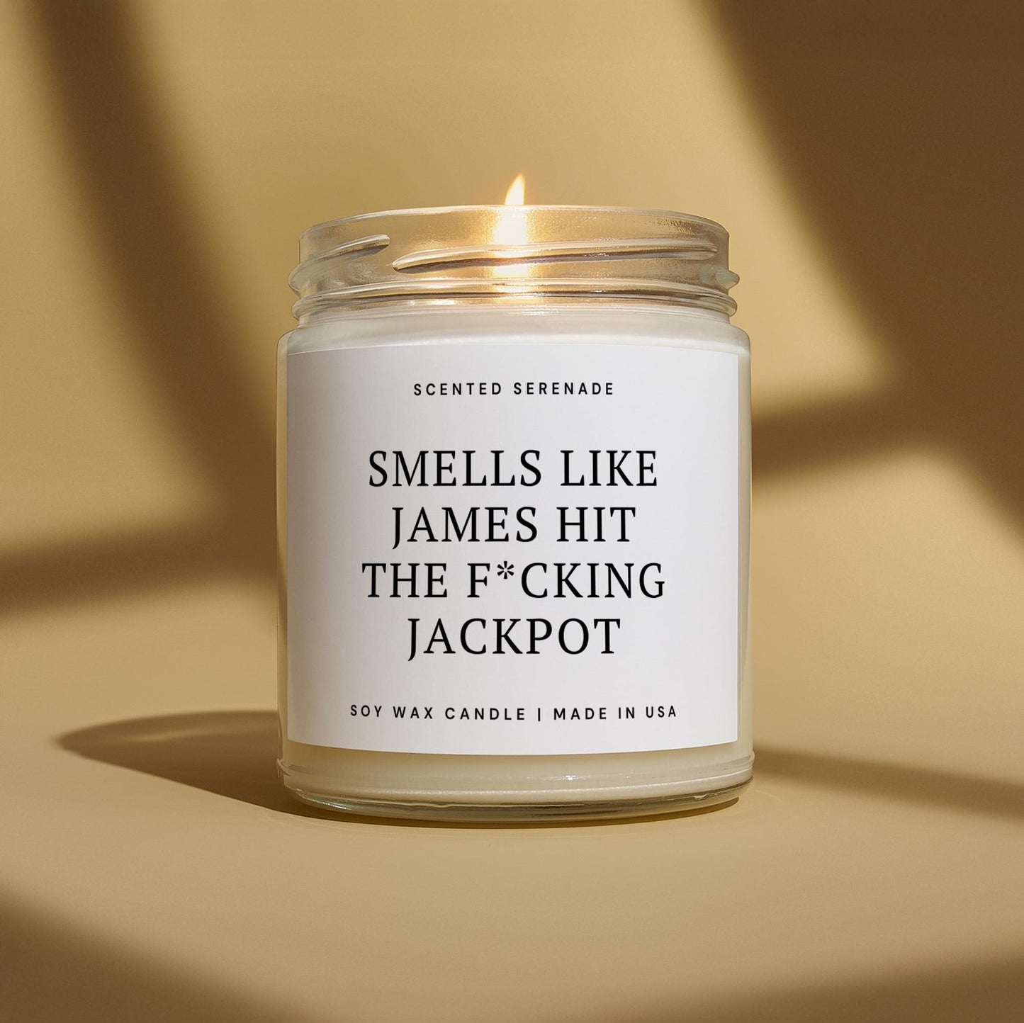 Personalized Engagement Candle, He Hit The Jackpot, Funny Engagement Gifts, Bride Wedding Gift, Bride to Be Gift, Future Mrs, Wedding Gifts