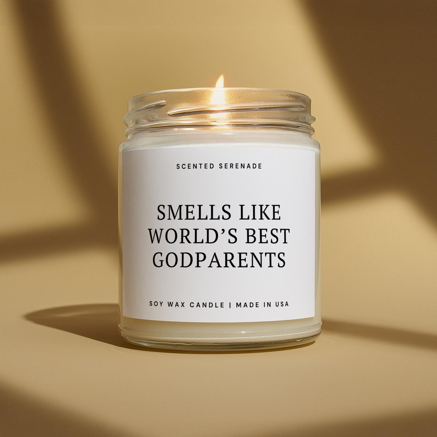 Worlds Best Godparents Candle, Gift for Godparent Gift Godparent Proposal Gift God Parents Candle Baptism Proposal
