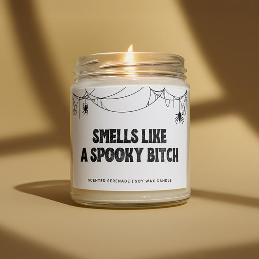 Spooky Bitch Candle, Funny Halloween Gift, Halloween Decor, Halloween Lover Gift, Halloween Party