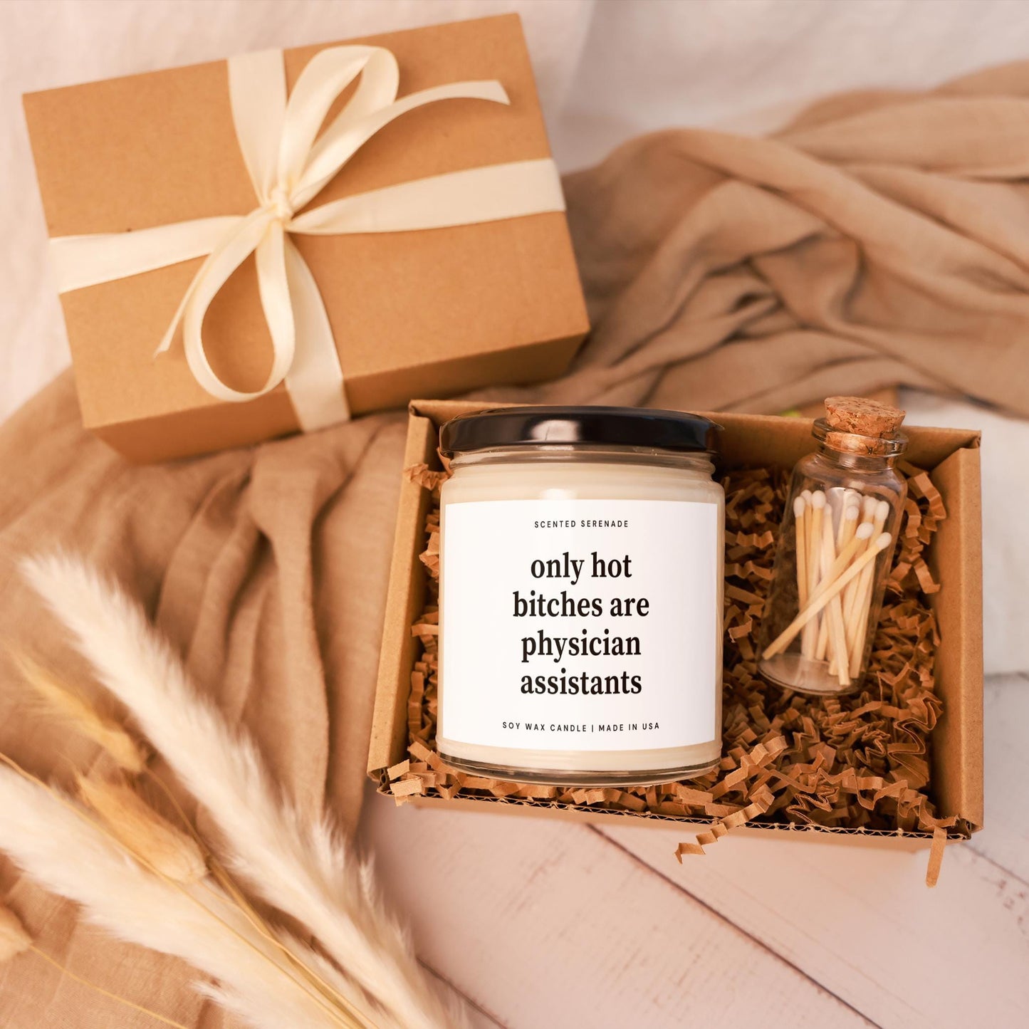 Physician Assistant Candle, Hot Bitches are Physician Assistants, PA Student Gifts, PA School Graduation