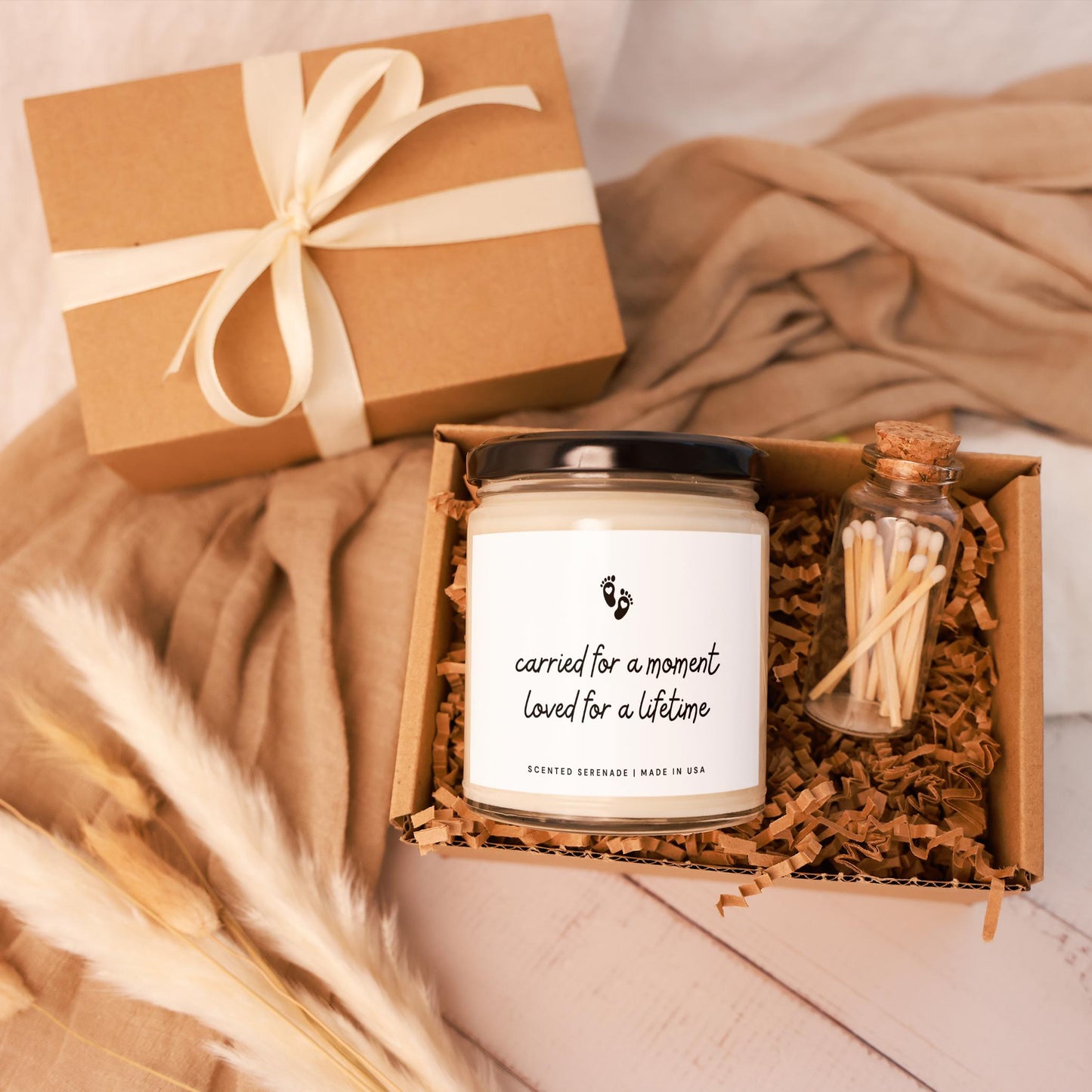 Miscarriage Gift, Baby Loss Memorial Candle, Angel Baby Candle Gift, Sympathy Gift, Remembrance Gift, Memorial Candle, Sympathy Cand