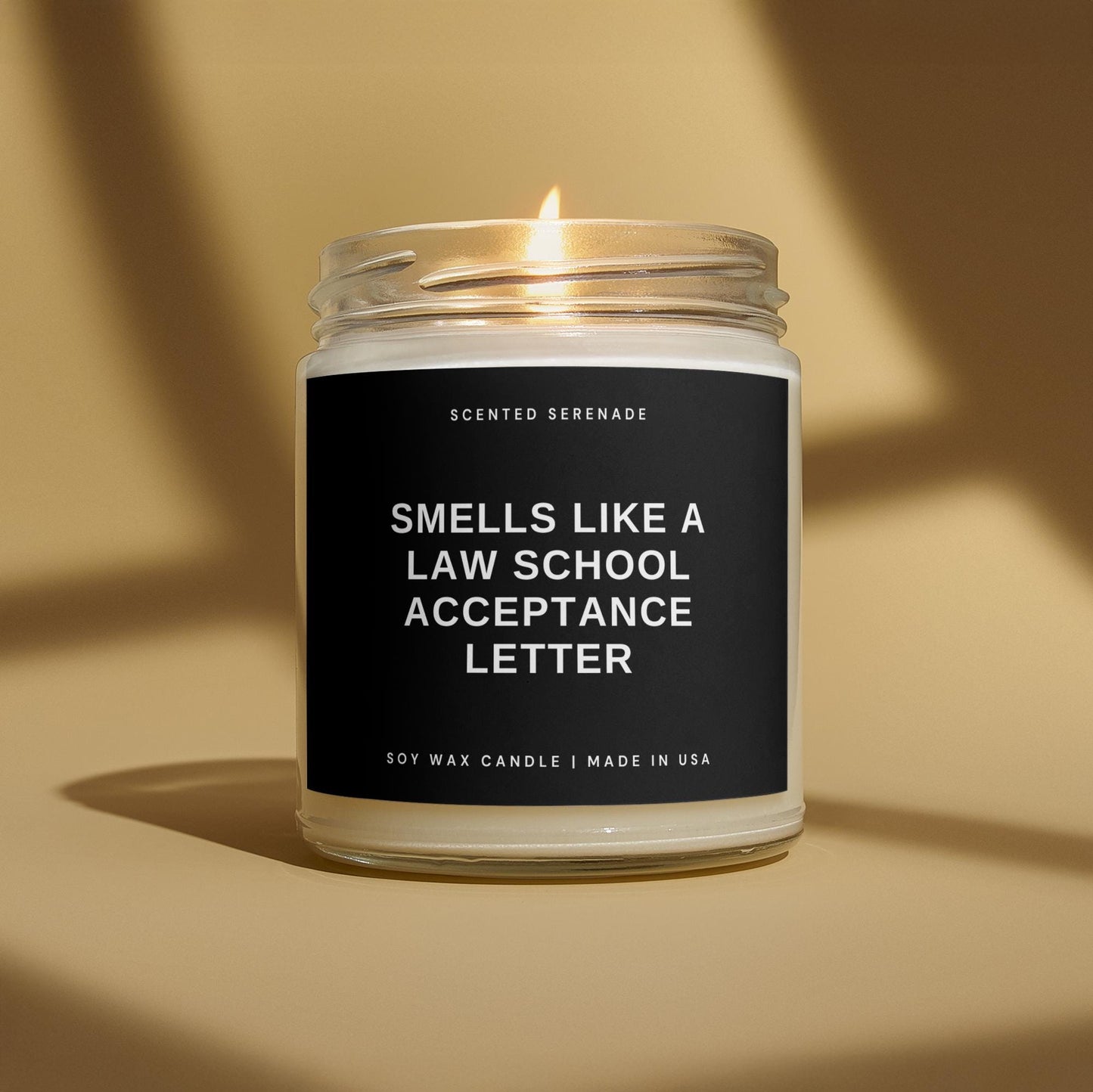 Law School Acceptance Letter Soy Candle, Future Lawyer Gift, Law School Gifts, Law School Gift, Law Student Gift