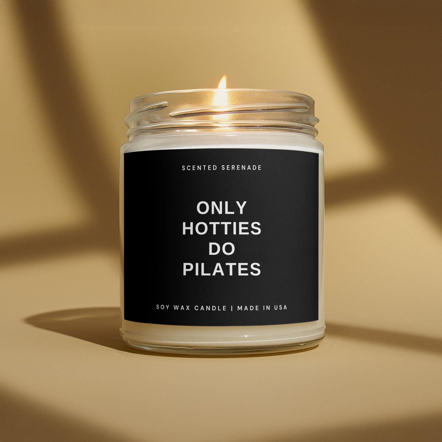 Only Hotties Do Pilates Candle, Pilates Instructor Gift, Pilates Candle, Pilates Teacher Gift, Pilates Lover Gift, Pilates Decor