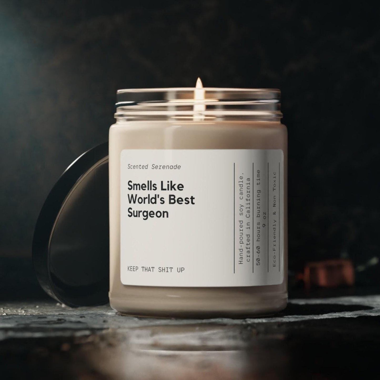 World's Best Surgeon Candle, Plastic Surgeon Gift, Gift for Surgeon, New Surgeon Gifts