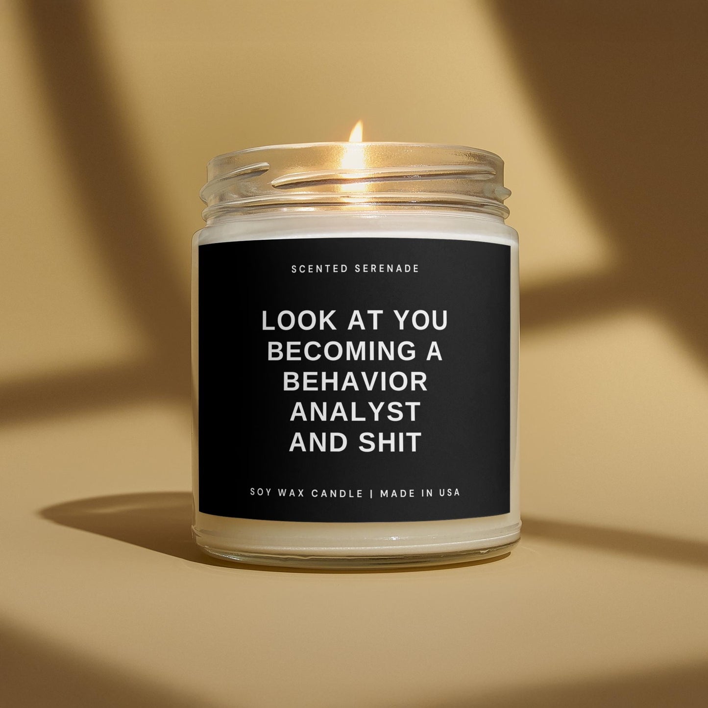 New Behavior Analyst Candle, Behavior Analyst Gift, Future Behavior Analyst, BCBA Gifts