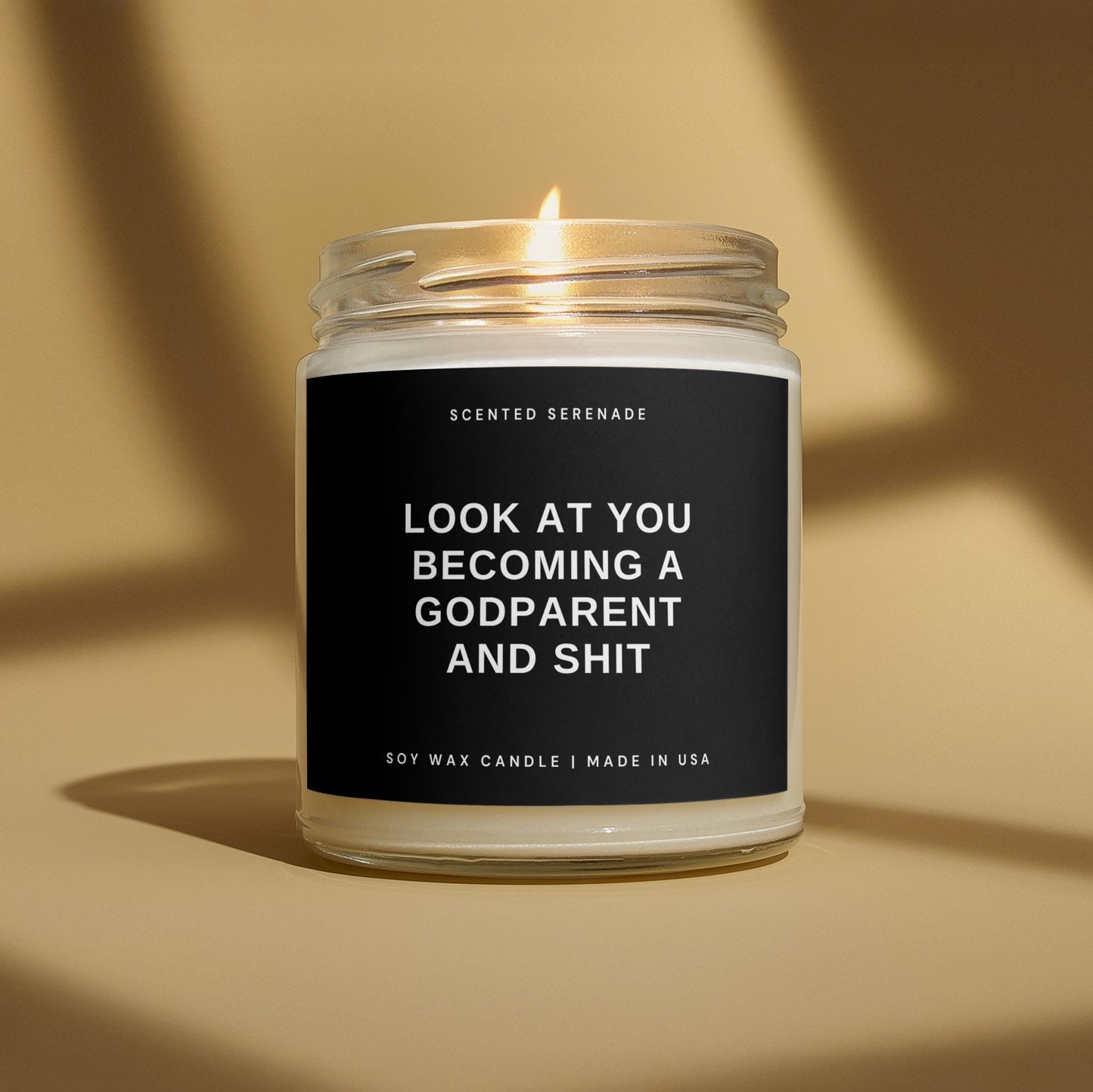 Godparent Proposal Candle, Godmother Gift, Godfather Gift, Godparent Proposal Gift, Baptism Gifts