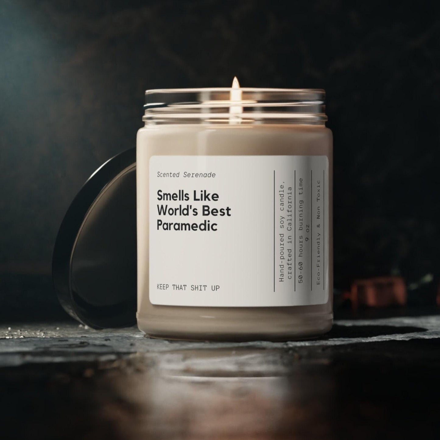 World's Best Paramedic Candle, Gift for Paramedic, New Paramedic Gift Idea, Paramedic Candle