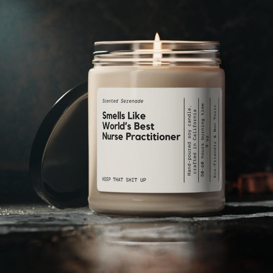 World's Best Nurse Practitioner Candle, Nurse Practitioner Gift Nurse Practitioner Np Gifts Nurse Appreciation Nurse Week Candle 9oz