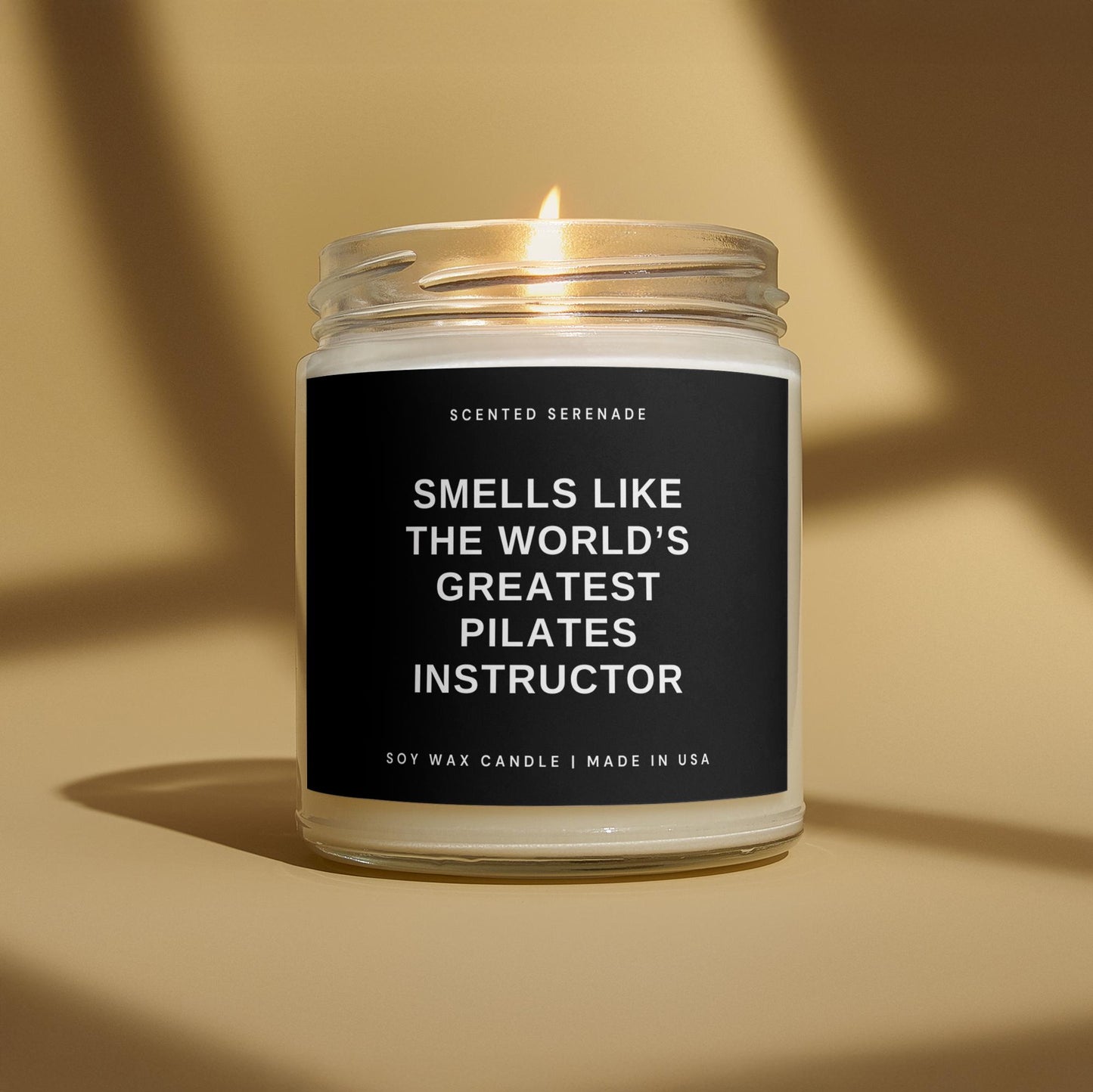 Worlds Greatest Pilates Instructor Candle, Pilates Instructor Gift, Pilates Teacher, Pilates Trainer Gift, Pilates Lover, Pilates Decor