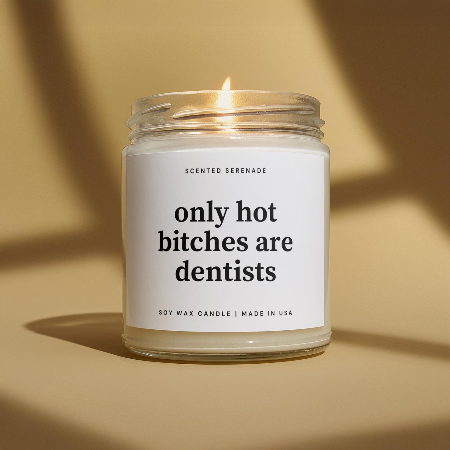 Hot Bitches are Dentists Candle, Funny Gifts For Dentist, Dental School Graduation Gift, New Dentist Gift, Dentist Birthday Gift
