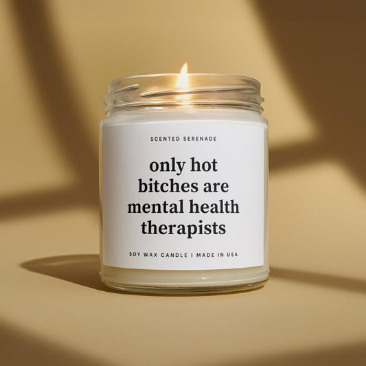 Mental Health Therapists Candle, Therapist Gift, Gift for Therapists, Therapy Gift, Graduation Gift