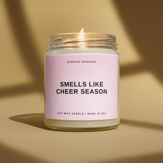 Cheer Season Candle, Cheerleading Gifts, Cheer Coach Gift, Competition Season, Cheerleader Gifts