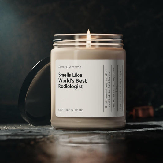 Radiologist Candle Gift, Gift for Radiologist Gift, Radiology Gifts, World's Best Radiologist