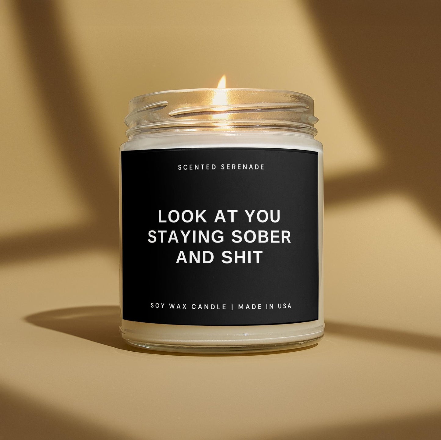 Sobriety Candle, Sober Birthday Gift, Sober Anniversary Gift