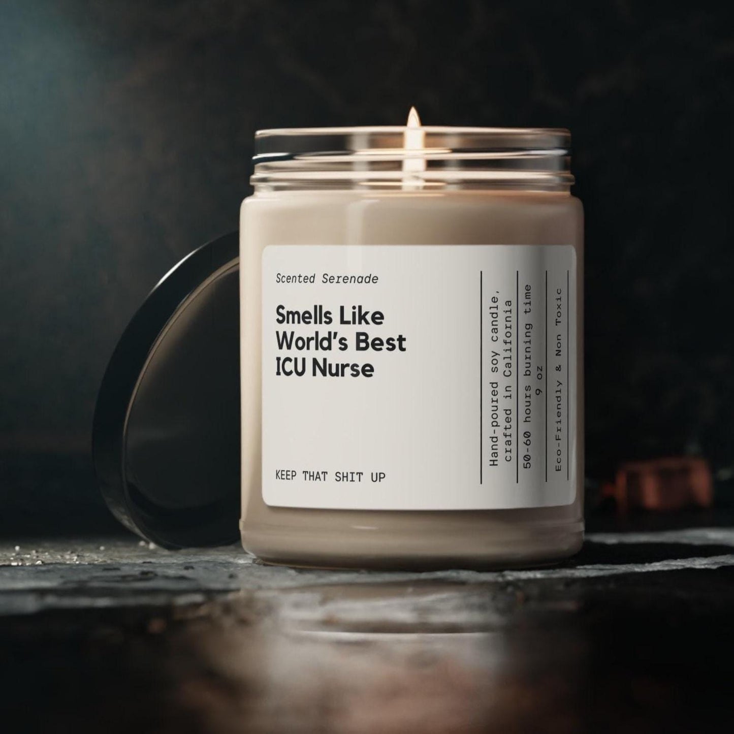 ICU Nurse Candle, Nurse Appreciation Gift, Nurse Week, Intensive Care Unit