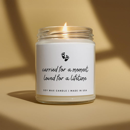 Miscarriage Gift, Baby Loss Memorial Candle, Angel Baby Candle Gift, Sympathy Gift, Remembrance Gift, Memorial Candle, Sympathy Cand
