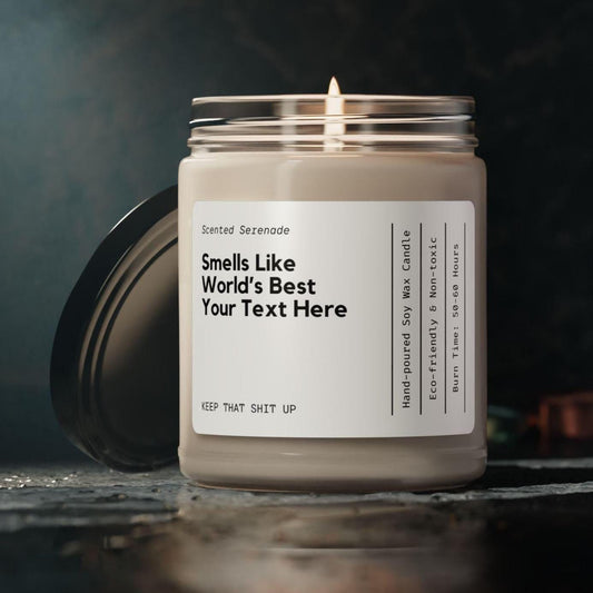 Personalized Candle, Custom Candle Gift, Graduation Gift, Coworker Gifts, Birthday Gift Ideas