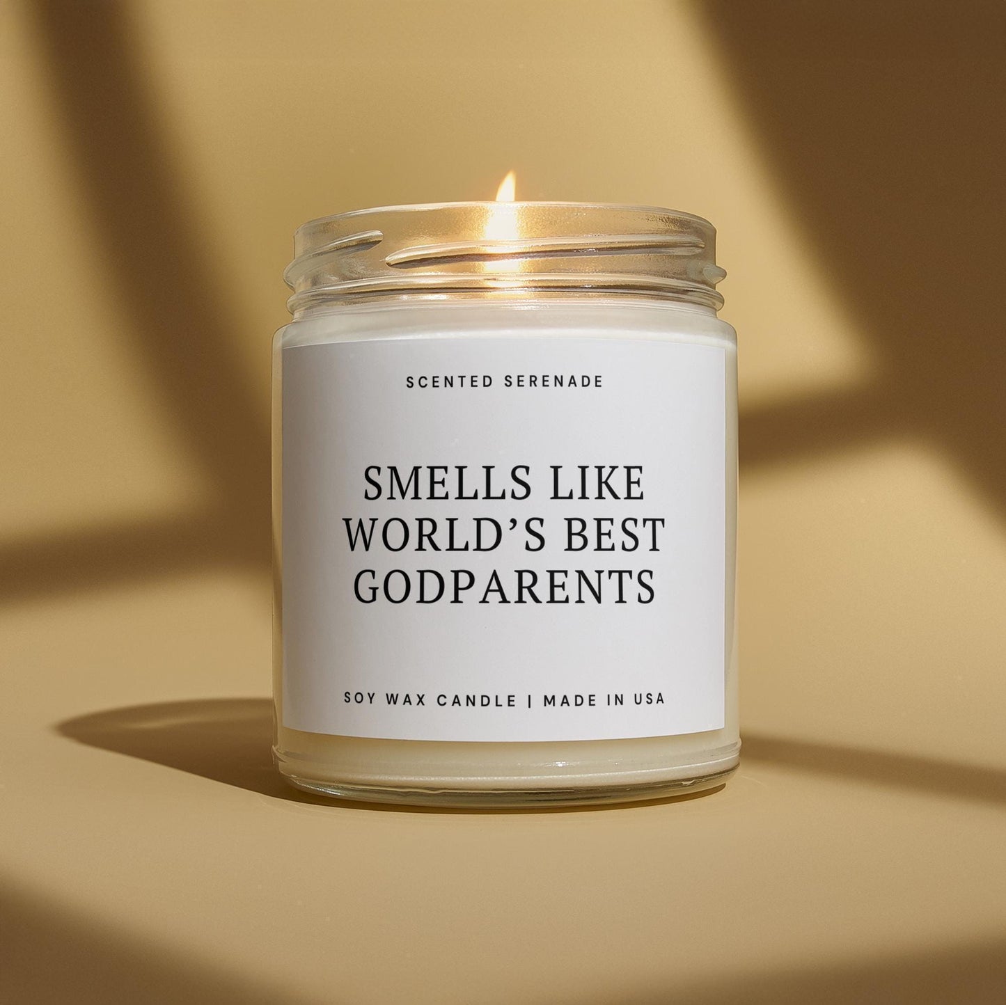 Worlds Best Godparents Candle, Godparent Proposal, Godmother Godfather